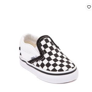 Toddler checkered vans! Size 4.